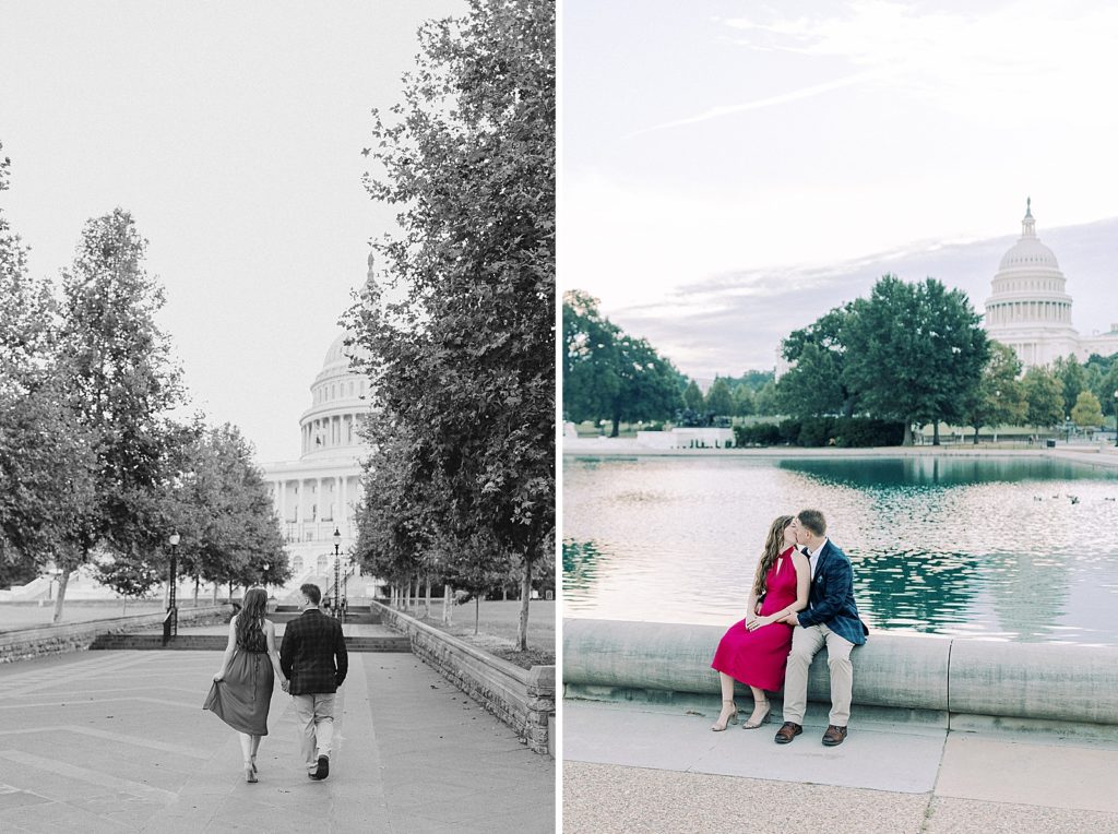 Washington D.C. Engagement Session at the Monuments