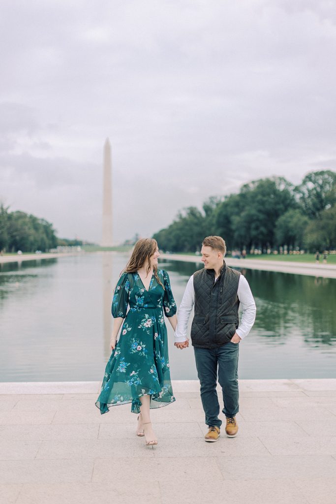 Washington D.C. Engagement Session at the Lincoln Memorial