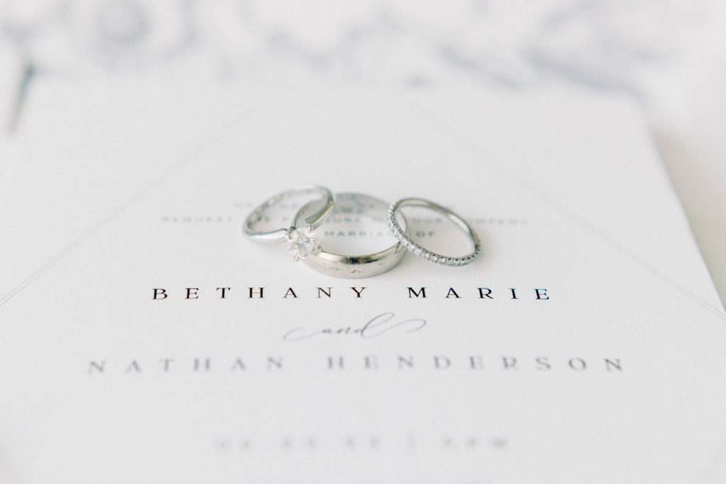 wedding ring bridal details