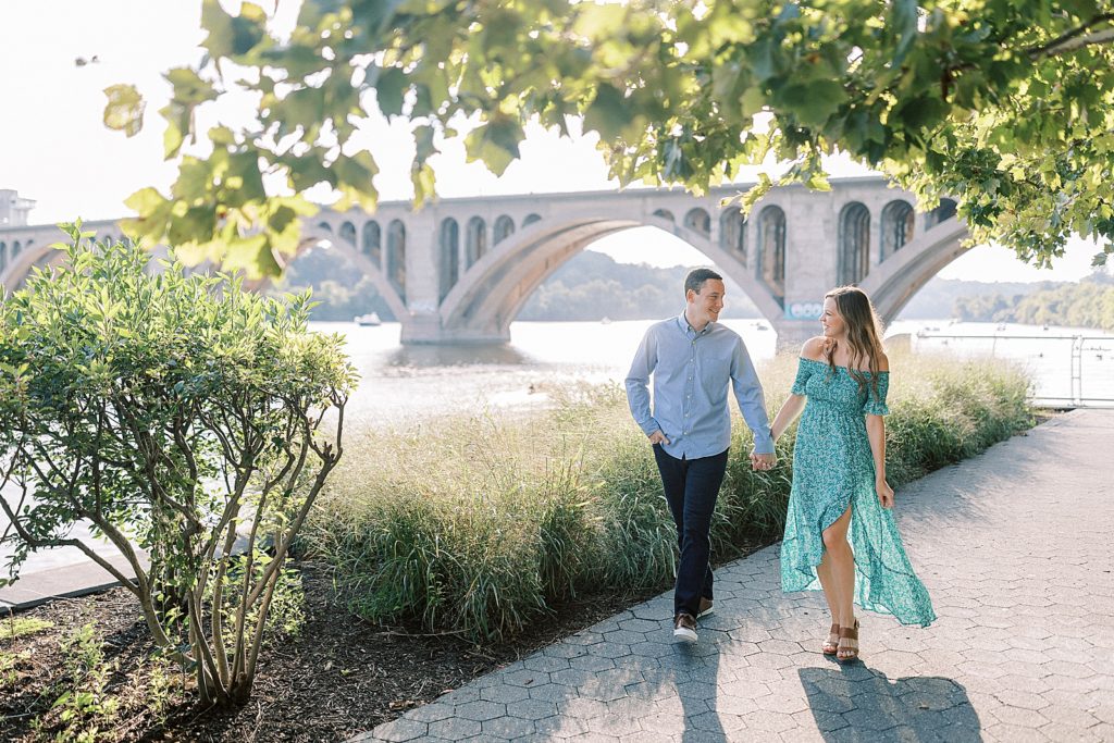georgetown engagement session in washington dc