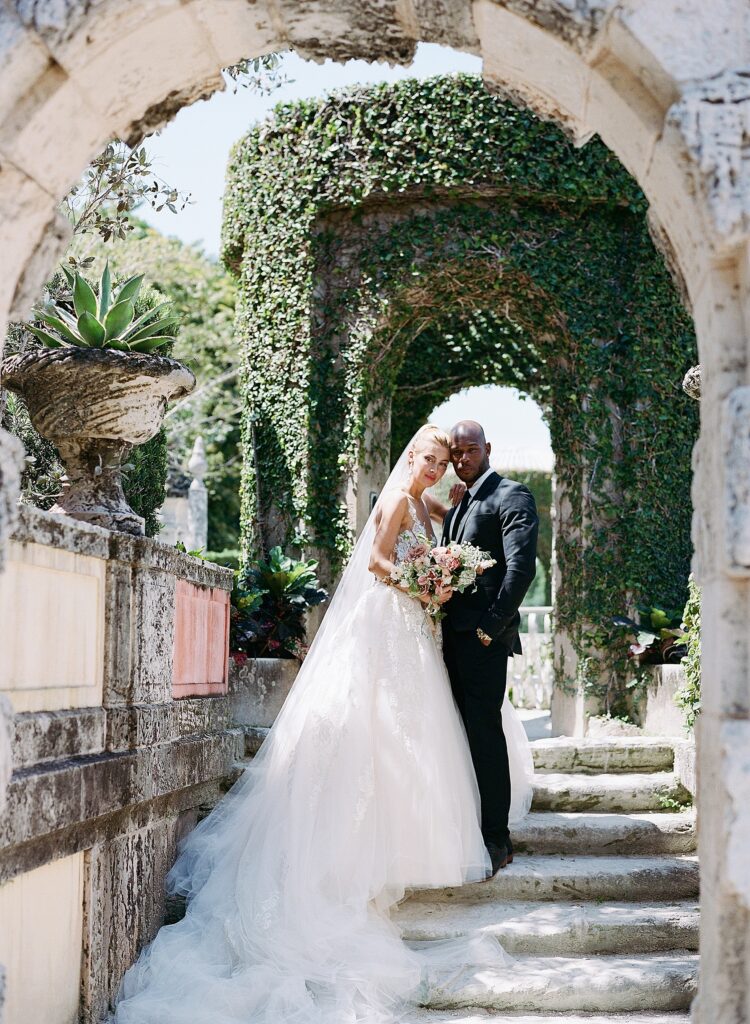 vizcaya gardens luxury wedding in miami
