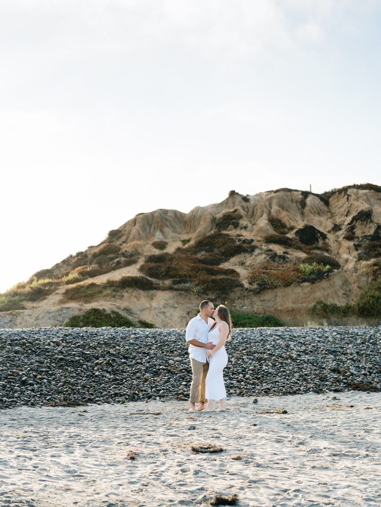 Maternity Portraits on the beach in Encinitas, California 