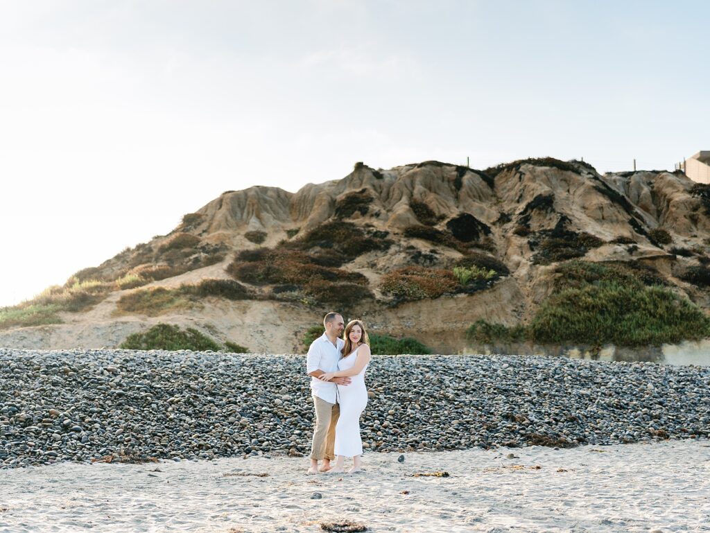 Maternity Portraits on the beach in Encinitas, California 