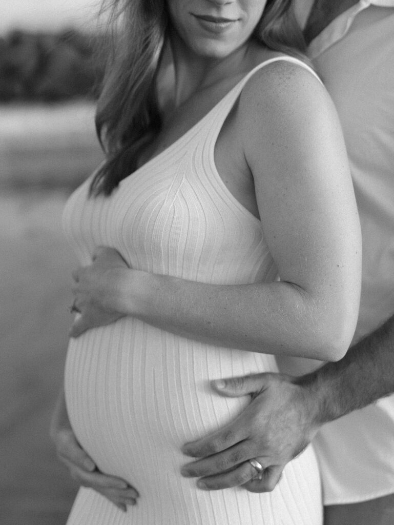 Maternity Portraits on the beach in Encinitas, California