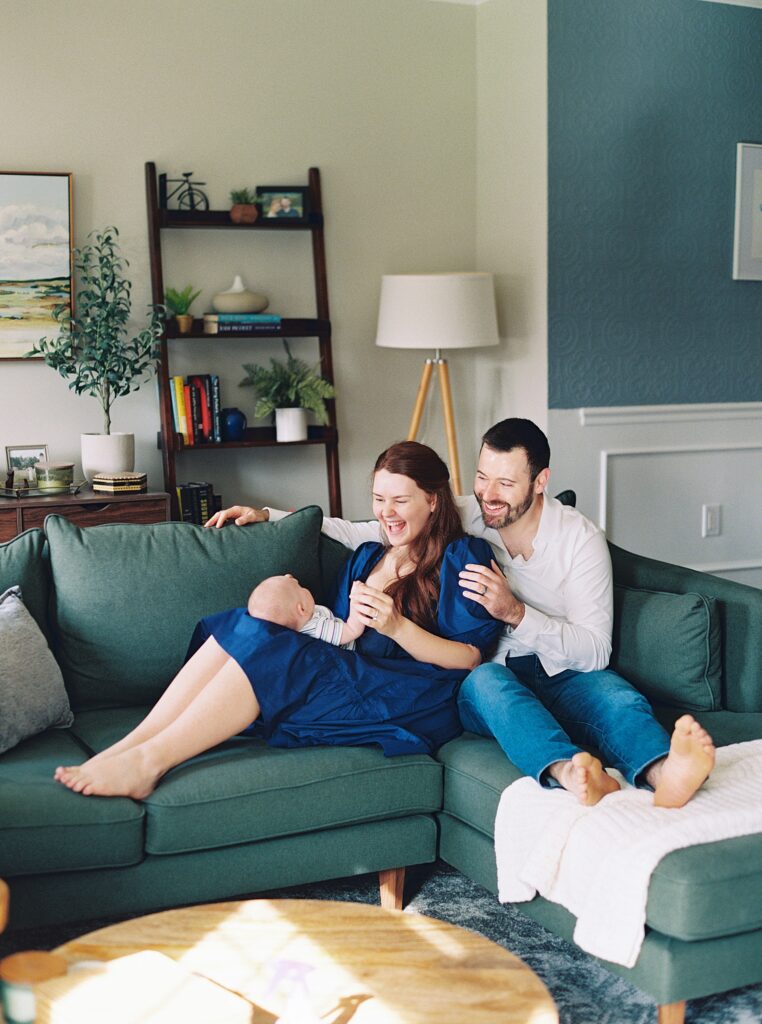 newborn family portraits in northern virginia