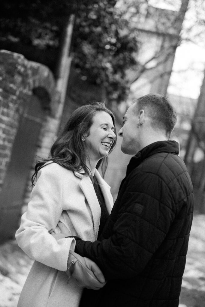 old town alexandria winter photo session