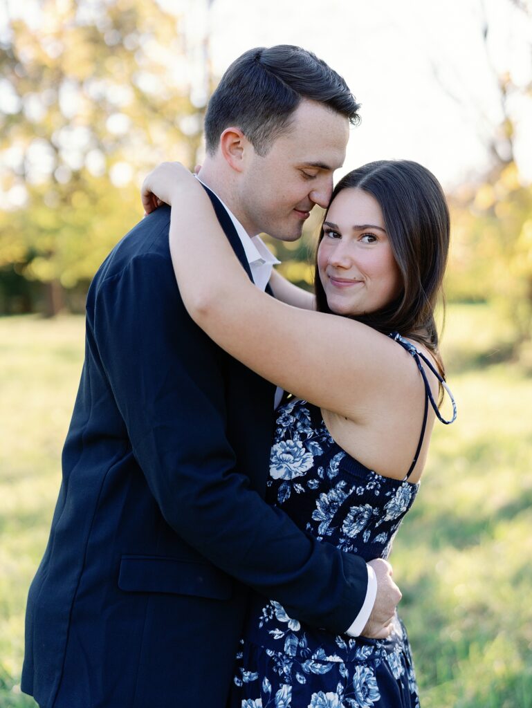 Oatlands Estate engagement portraits in Virginia