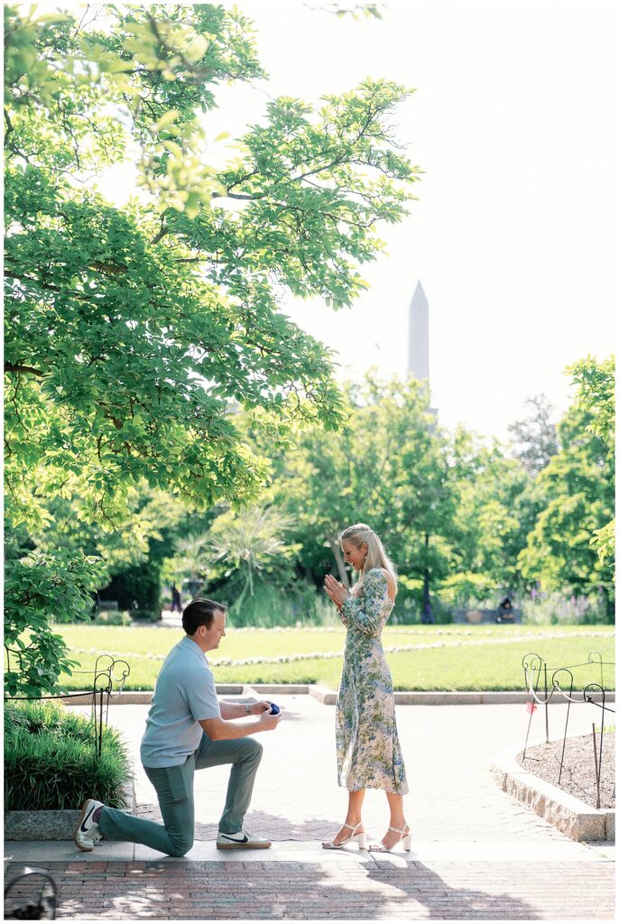 Smithsonian Gardens Engagement Portraits