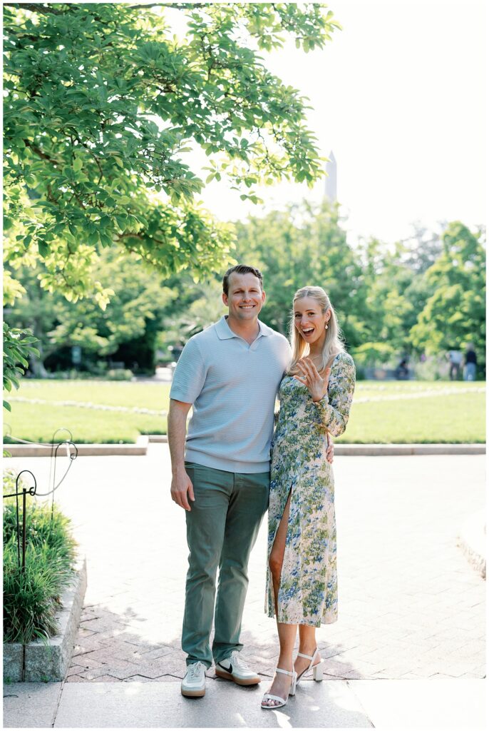 Smithsonian Gardens Engagement Portraits