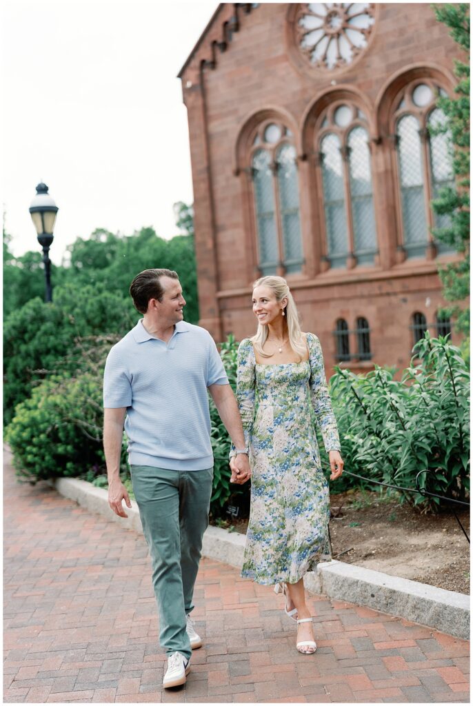 Smithsonian Gardens Engagement Portraits